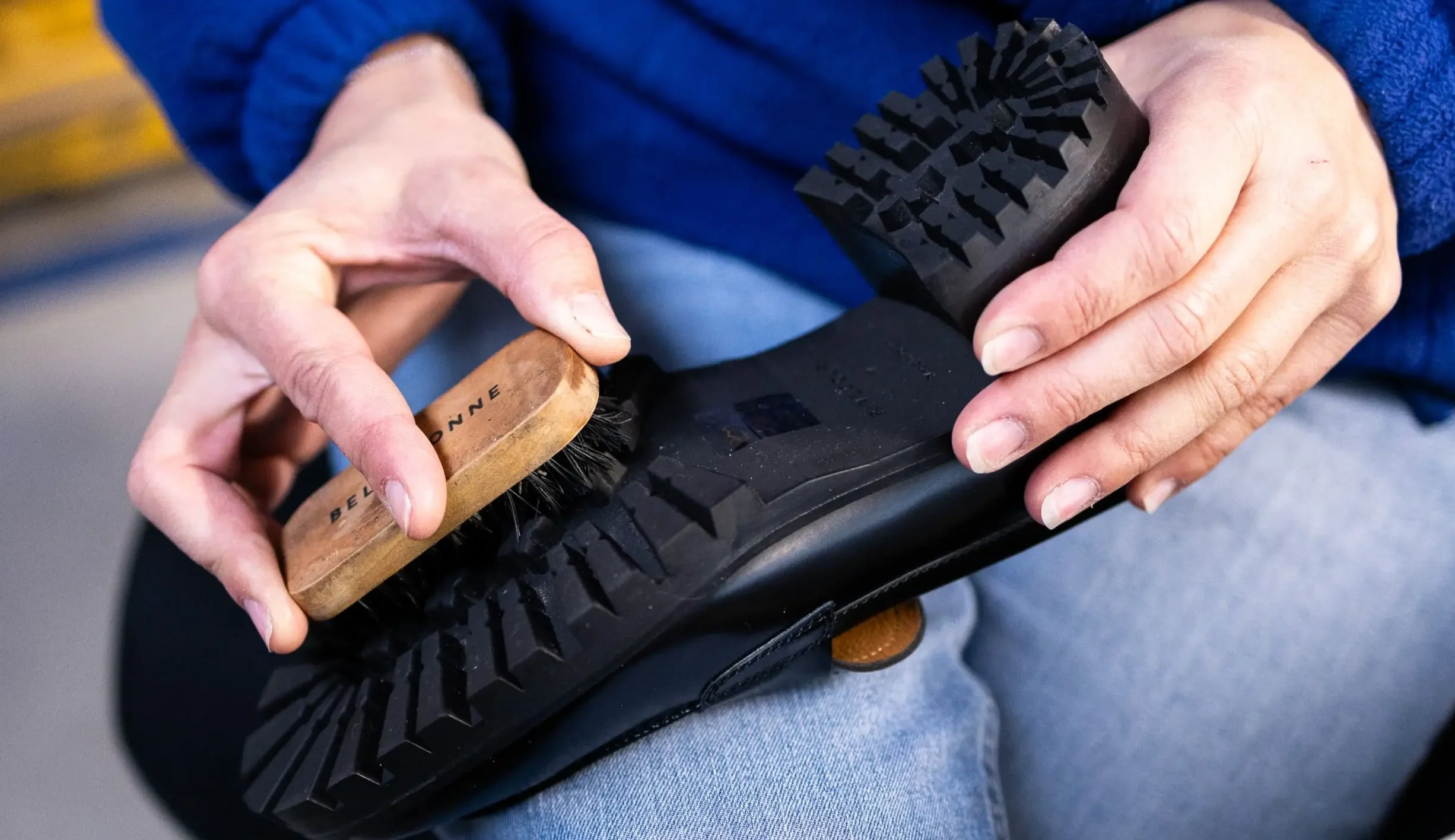 Nettoyage chaussure